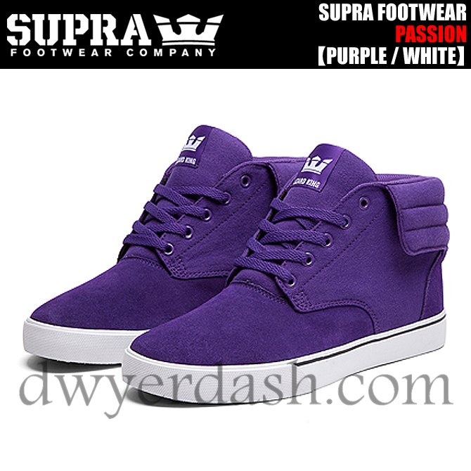 超激安スープラ(SUPRA) パッション PURPLE/WHITE新作大特集